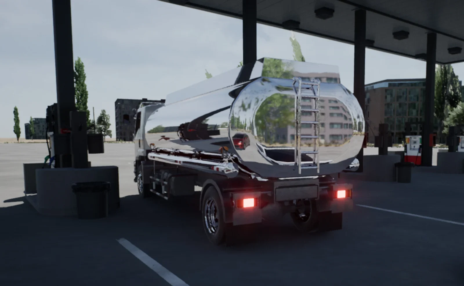 Ray-traced reflections in Applied Intuition’s sensor simulation. Source: Applied Intuition, Ray tracing and Vulkan boost sensor data.